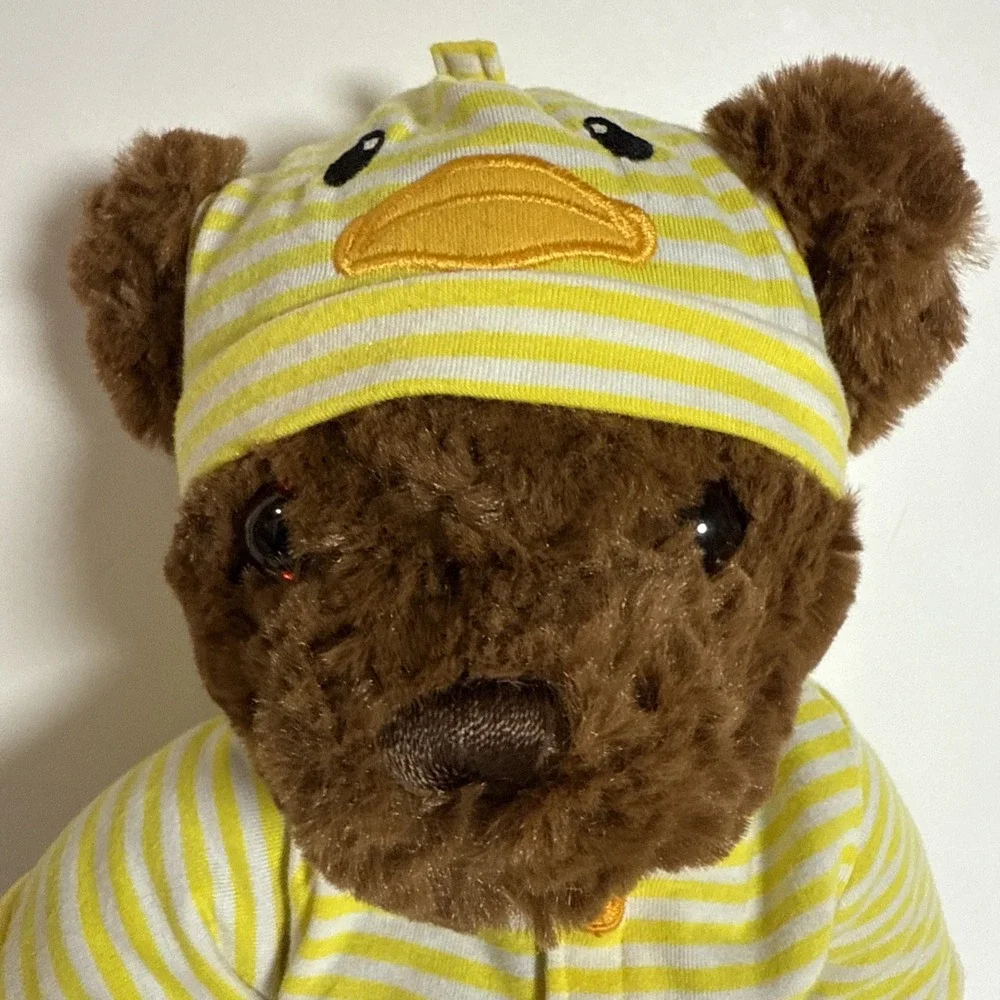 FAO Schwarz Teddy Bear Yellow Duck Outfit 12